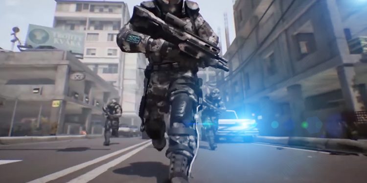 Powerful Robotic Army Man